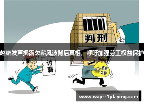 赵鹏发声揭露欠薪风波背后真相，呼吁加强劳工权益保护